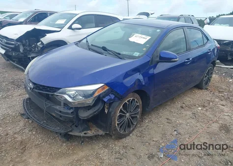 2015 Toyota Corolla S Plus z USA, uszkodzony, nr VIN 2T1BURHEXFC358707